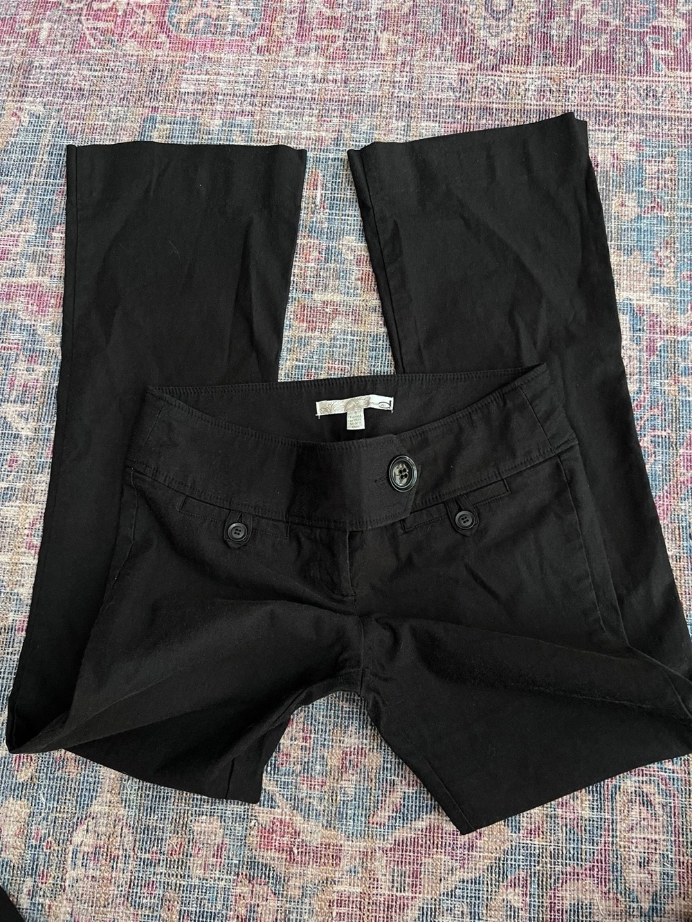Y2K Black Women's Stretch Low rise Pants